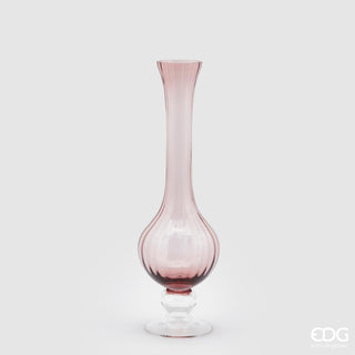 EDG Enzo De Gasperi Collolungo Striped Vase H40 cm Antique Pink
