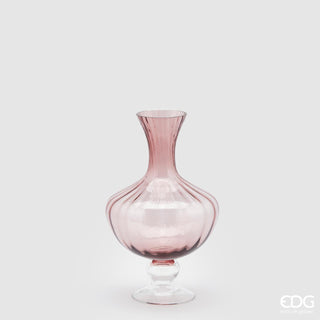 EDG Enzo De Gasperi Striped Amphora Vase H30 cm Antique Pink
