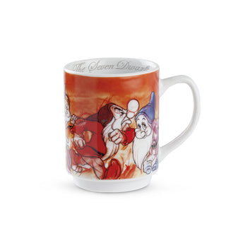 Egan Orange 7 Dwarfs Stackable Mug 350 ml in Porcelain
