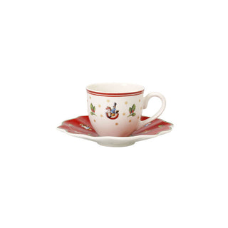 Villeroy & Boch Toy's Delight Set 6 Tazzine da Caffè con Piattino in Porcellana