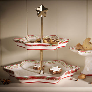 Villeroy &amp; Boch Winter Bakery Delight Soporte para tartas Holly