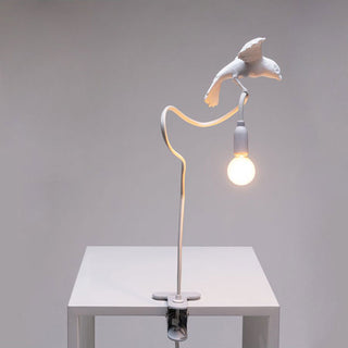 Lámpara Seletti Sparrow Resina USB con Pinza Alt. 100 cm