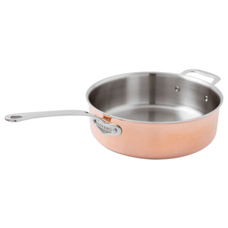 Paderno Sambonet Low Casserole with Handle 28 cm Series 15600 Copper and Steel 5.5 Lt