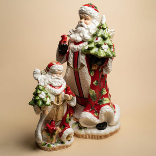 Hervit Santa Claus Porcelain Statue H43 cm