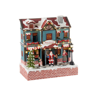 The Black Goose Carillon House Animated with Music H24,5 cm