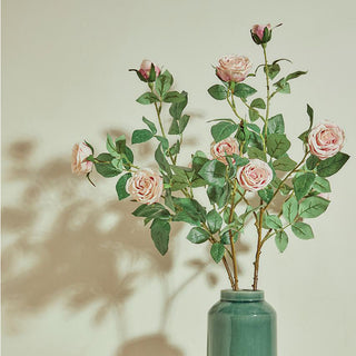 EDG Enzo De Gasperi Branch of Rose Duke 5 Flowers H68 cm