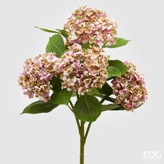EDG Enzo De Gasperi Large Bouquet of Chic Hydrangeas H58 cm Pink