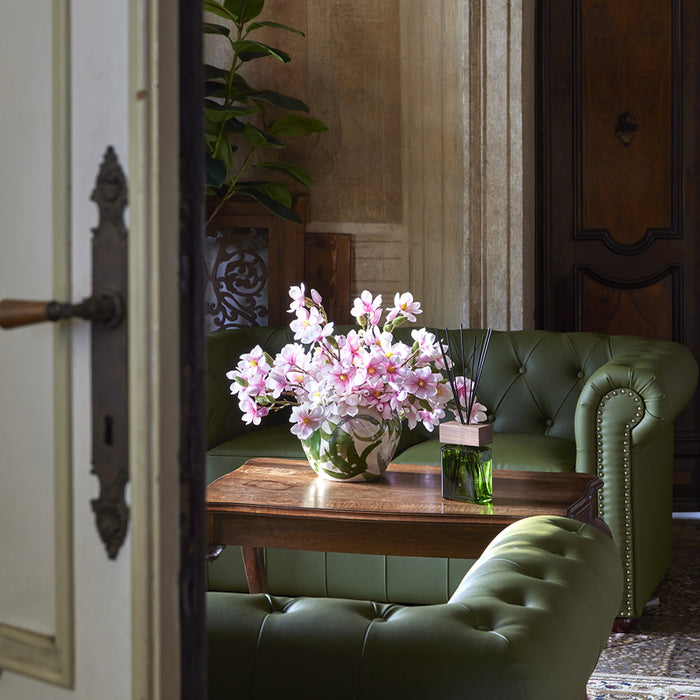 Ramo Di Magnolia Artificiale DPI – Fiore Finto Per Decorazioni, Colore Crema, Lunghezza 50 Cm – Pianta Finta Elegante