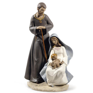 Nao Porcellane Nativity Holy Family in stoneware 37 cm