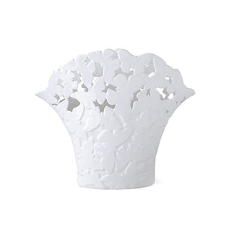 Hervit Creations Perforated Ceramic Butterflies Vase 33 cm