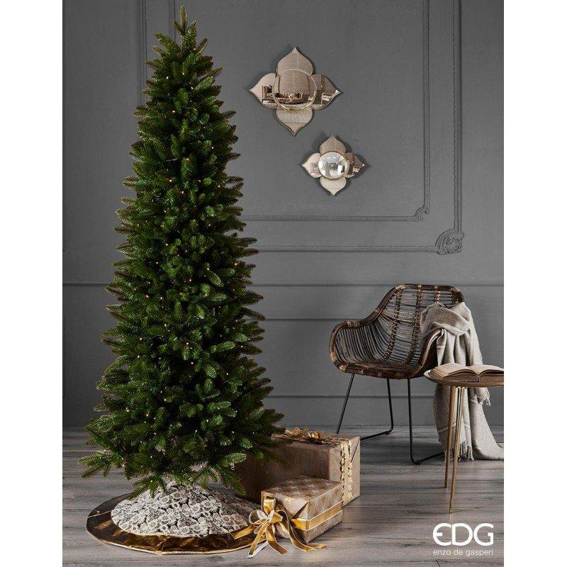 EDG Enzo de Gasperi Pino Slim 210 cm Albero di Natale con 480 luci led – Le  Gioie