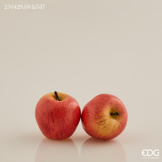 EDG Enzo De Gasperi Set 2 Artificial Fuji Apples H7 D7 cm
