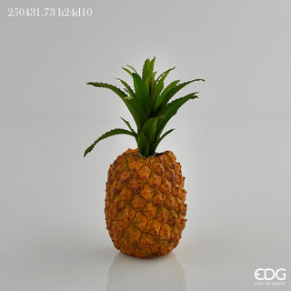 EDG Enzo De Gasperi Ananas Artificiale con Foglie H24 D10 cm