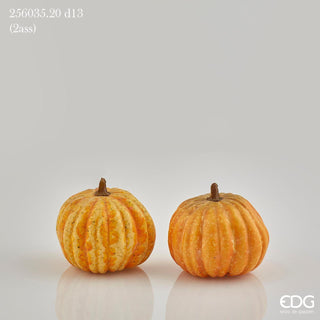 EDG Enzo De Gasperi Set 2 Round Pumpkins D13 cm