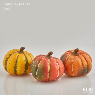 EDG Enzo De Gasperi Set 3 Pumpkins in Wedges H11 D15 cm