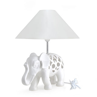Lámpara Elefante Hervit en Porcelana Perforada