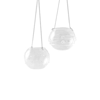 Hervit Set 2 Esferas de Cristal D10 cm