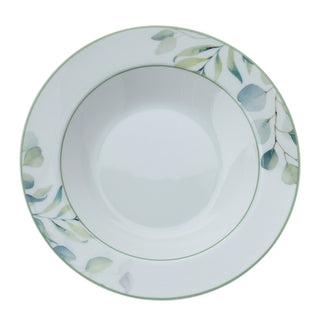 Hervit Set 6 Deep Plates in Porcelain D21,5 cm