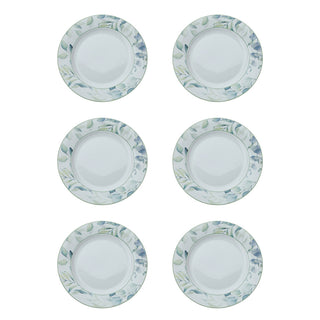 Hervit Set 6 Dinner Plates in Porcelain D27 cm