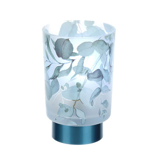 Hervit Blue Botanic Glass Lamp D10 cm