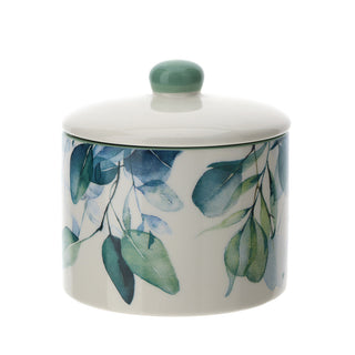 Hervit Botanic Cookie Jar in Porcelain D15 cm