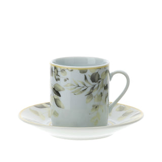 Hervit Set 2 Coffee Cups in Porcelain 9x5 cm