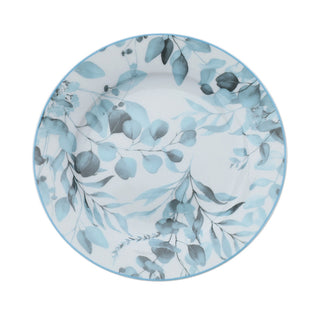 Hervit Set 2 Dessert Plates in Porcelain D19.5 cm Blue