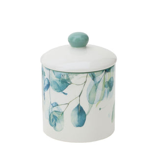 Hervit Jar Container Botanic in Porcelain D12 cm