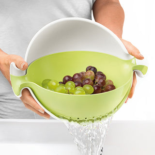 Guzzini Spin&amp;Drain Colander Set with Container