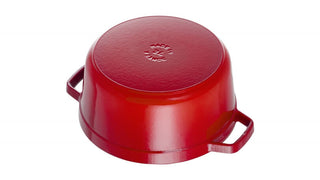 Staub Cocotte tonda 28 cm Rosso Ciliegia