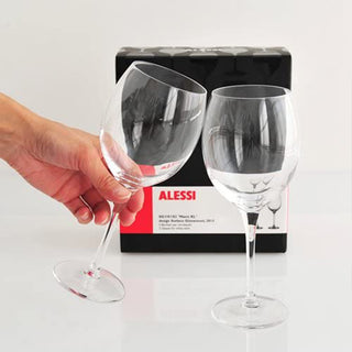 Alessi Set of 4 Mami XL White Wine Glasses