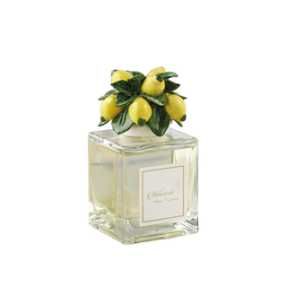 Melaverde Square Perfumer in Glass Lemons Decor 500 ml