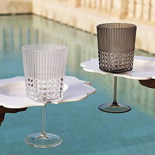 Baci Milano set of 6 Chic&amp;Zen Transparent Wine Glasses