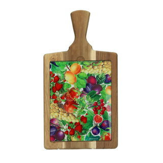 Brandani Le Primizie Cheese Chopping Board with Decorated Glass
