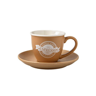 Brandani Set of 4 Coffee Cups in Porcelain