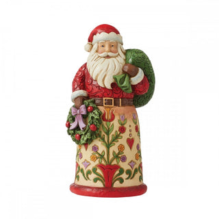 Enesco Santa Claus with Crown Christmas Figurine
