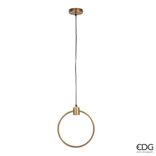 EDG Enzo De Gasperi Lámpara de araña redonda de latón d30 cm
