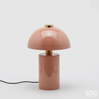 EDG Enzo De Gasperi Glossy Pink Mushroom Lamp H39 cm
