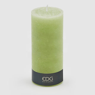 EDG Enzo De Gasperi Rustic Candle Snot Green H25 cm