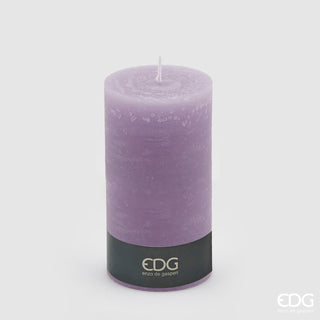 EDG Enzo De Gasperi Rustic Candle Snot Purple H18 cm