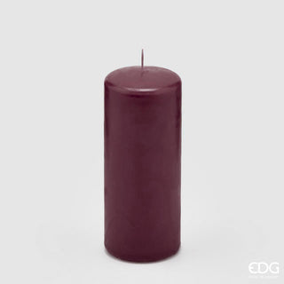 EDG Enzo De Gasperi classic candle snot H15 cm Plum