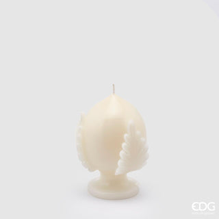 EDG Enzo De Gasperi Candle Pumo H13 cm Ivory