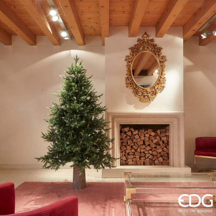 EDG Enzo de Gasperi Albero di Natale Pino Luxury 180 cm Natural senza led