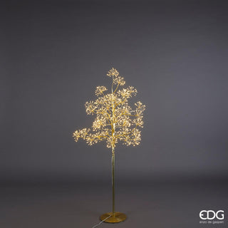 EDG Enzo De Gasperi Tree Beech tufts with base 1120 mini led H150 cm Gold