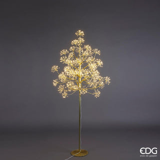 EDG Enzo De Gasperi Tree Beech mechones con base 1568 mini led H180 cm Oro