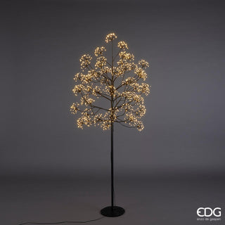 EDG Enzo De Gasperi Tree Beech mechones con base 1568 mini led H180 cm Negro