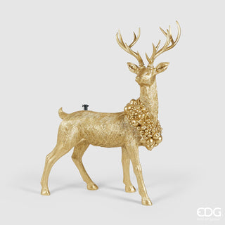 EDG Enzo De Gasperi Deer Base For Christmas Tree H102 cm Gold