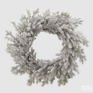 EDG Enzo De Gasperi Christmas Wreath Pine Superneve D55 cm