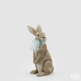 EDG Enzo De Gasperi Poly Rabbit with Bow H34 cm