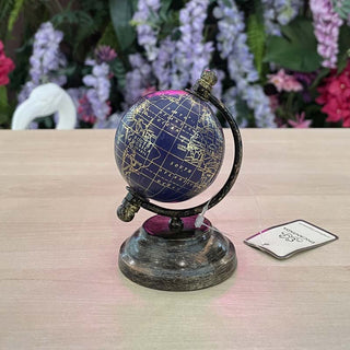Encantada Small Vintage Metal Globe H9 cm